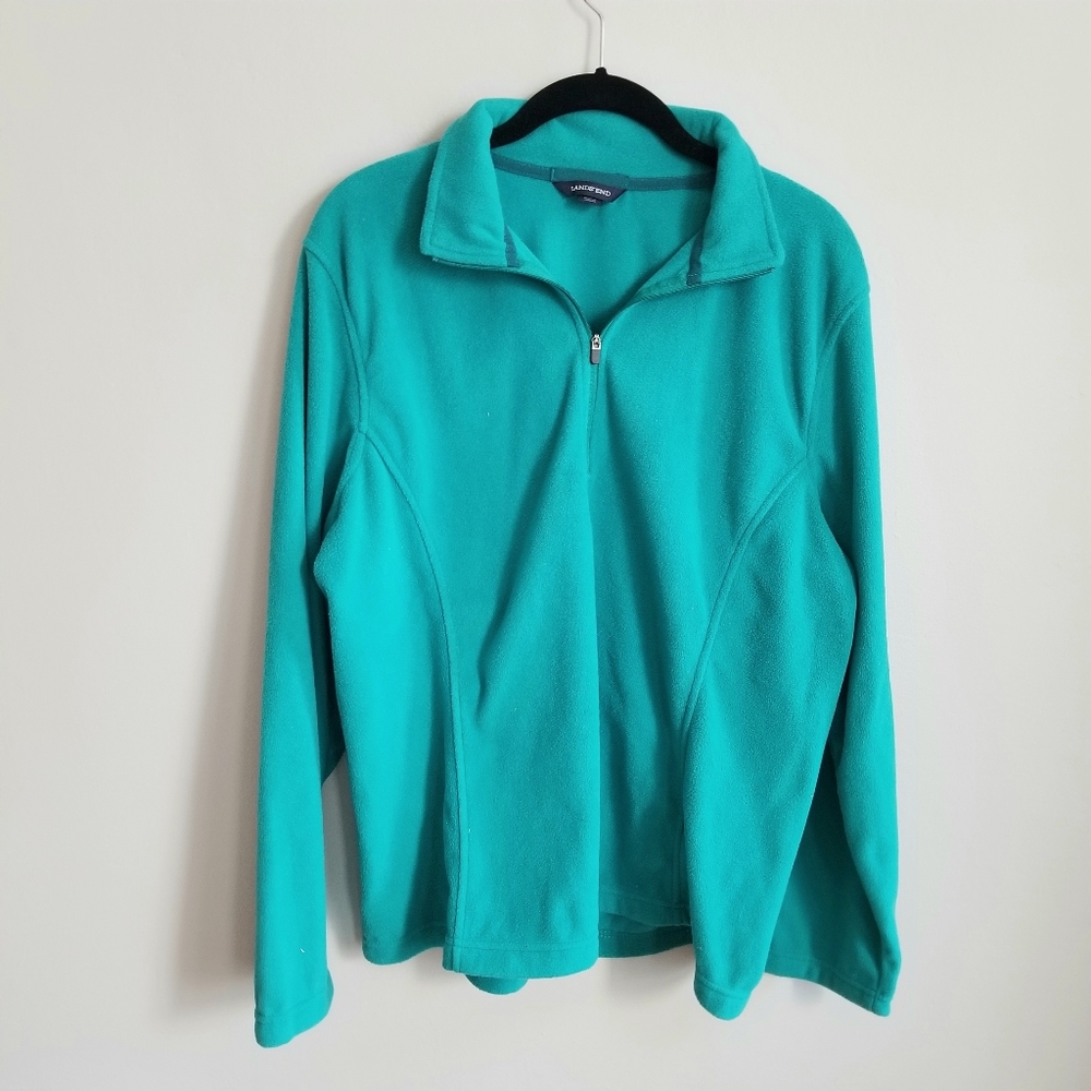 NWOT • comfy quarter zip fleece pullover